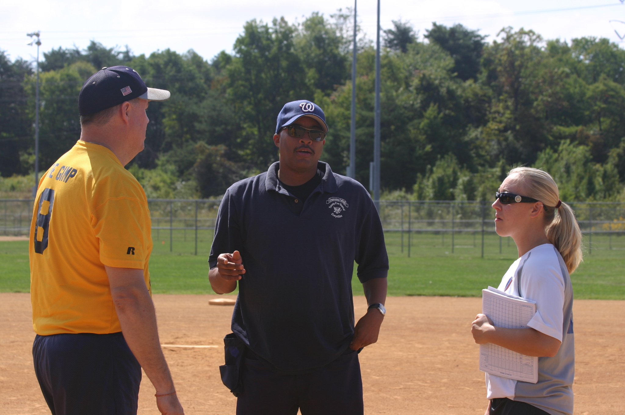 Umpire and captains